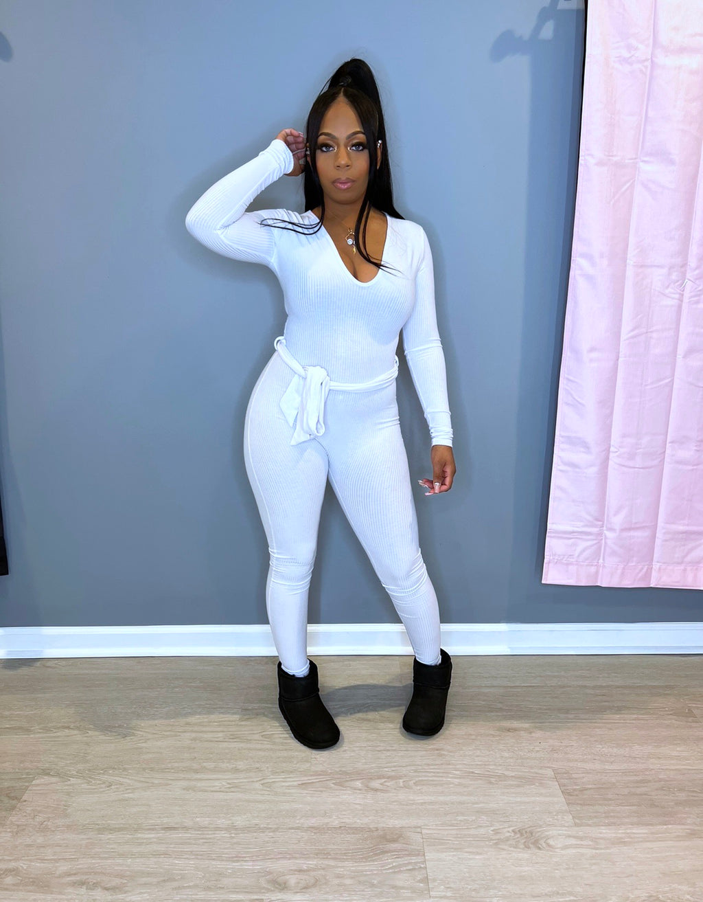 White Jumpsuit