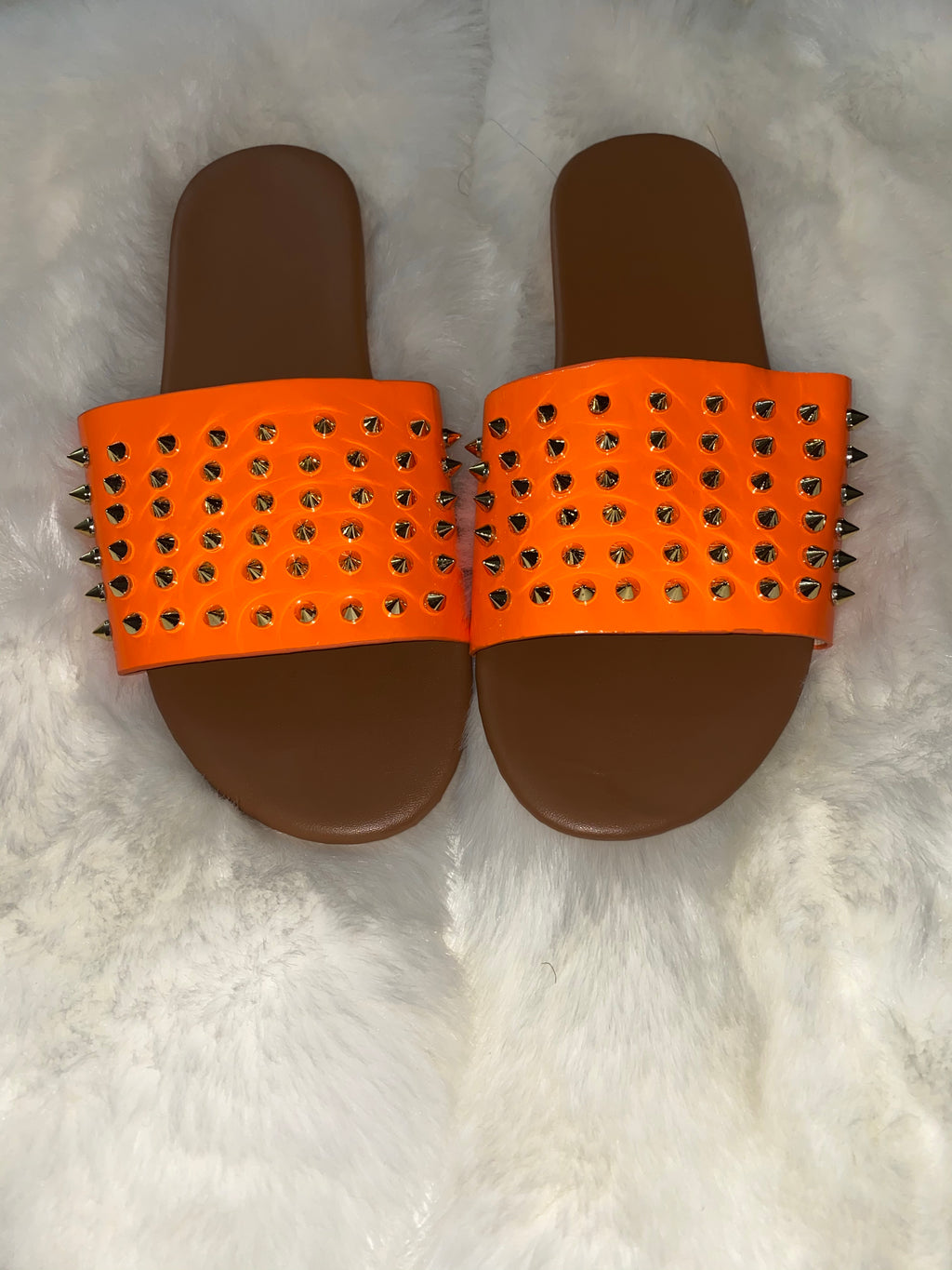 Orange spike slides