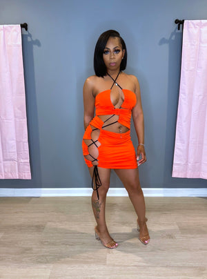 Bawdy Dress (orange)